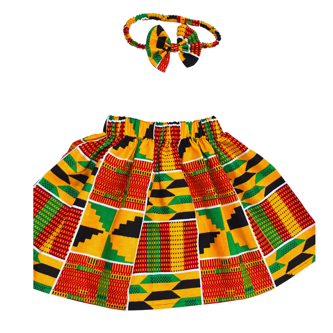 African print ankara skirt for girls