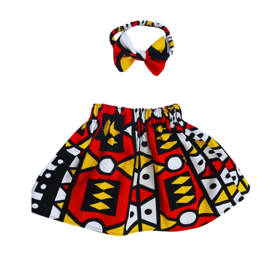 African print ankara skirt for girls