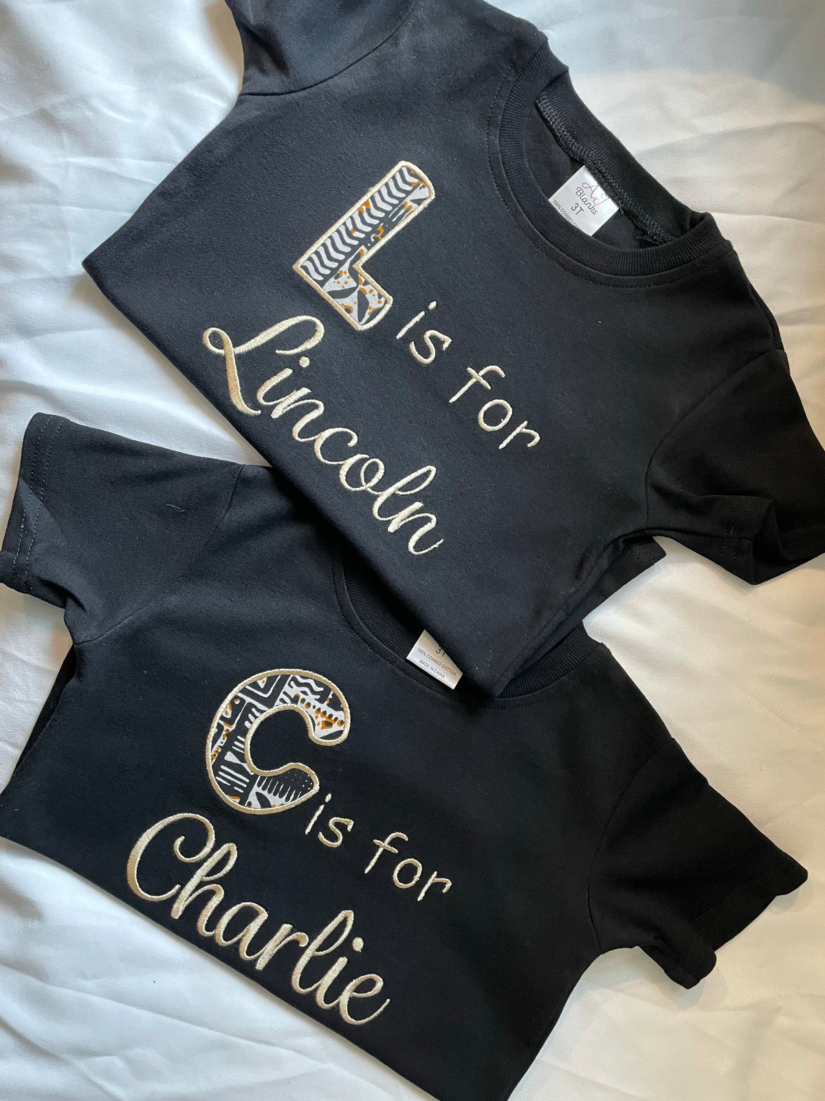 T-shirts with African print fabrics