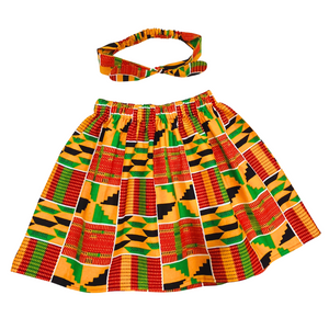 African print ankara skirt for girls