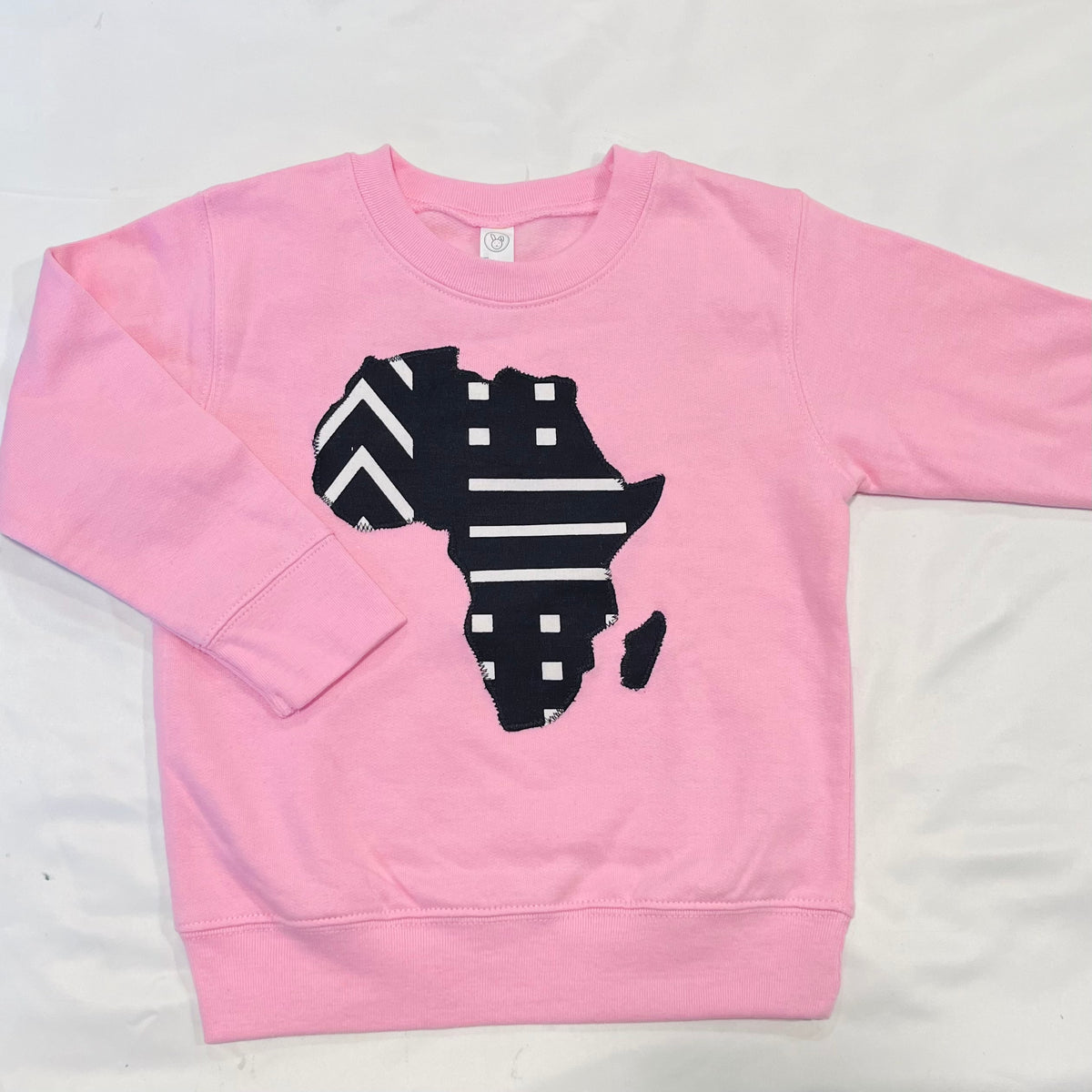 Adult and Kids Sweatshirt with African map in ankara fabric