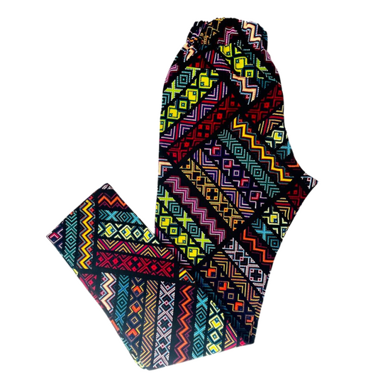 African print pants plus matching t-shirt for kids