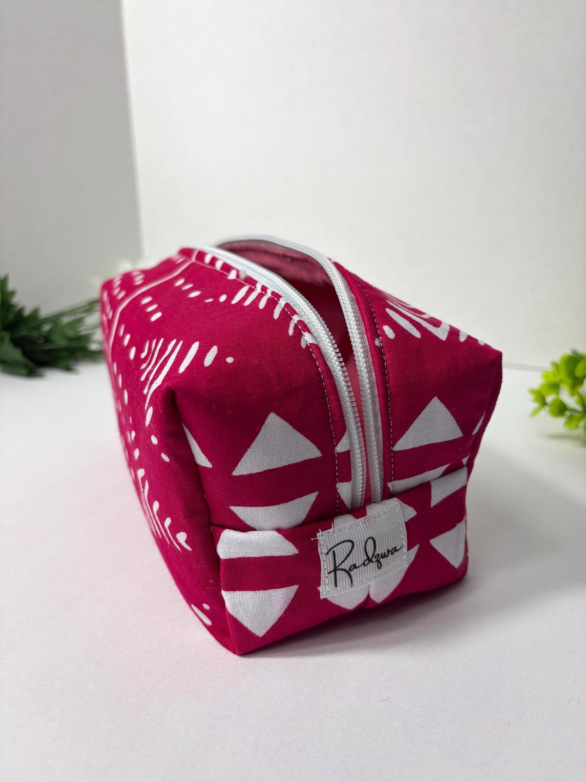 Makeup Bag, Ankara Pattern Cosmetic Pouch, African Print Travel Gift Set