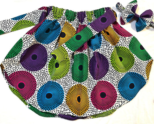 African print ankara skirt for girls